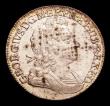 London Coins : A153 : Lot 2284 : Shilling 1723 SSC C over SS ESC 1176A A/UNC the obverse with some tone spots