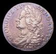 London Coins : A153 : Lot 2287 : Shilling 1745 LIMA ESC 1205 NEF/EF and colourfully toned