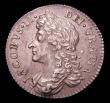 London Coins : A153 : Lot 2298 : Sixpence 1688 Later shields altered from early shields ESC 1528 Nearer EF than VF, the obverse with ...