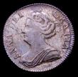 London Coins : A153 : Lot 2300 : Sixpence 1711 Large Lis ESC 1596A About EF toned