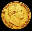 London Coins : A153 : Lot 2313 : Sovereign 1832 Second Bust, Marsh 17, Fine