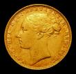 London Coins : A153 : Lot 2317 : Sovereign 1878 Marsh 89 NVF with some contact marks