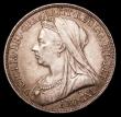 London Coins : A153 : Lot 2625 : Crown 1894 LVII Obverse 1 Reverse C, B.S.C. 507 GVF toned, Rare, Ex-Peter Davies collection 