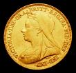 London Coins : A153 : Lot 2898 : Half Sovereign 1899M Marsh 499 NVF Rare