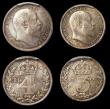 London Coins : A154 : Lot 1382 : Maundy Set 1906 ESC 2522 each coin in a PCGS holder, Fourpence PL67, Threepence PL66, Twopence PL67,...