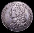 London Coins : A154 : Lot 1746 : Crown 1743 Roses ESC 124 even tone EF with a very minor edge bruise 11 o'clock obverse this too...