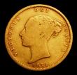 London Coins : A154 : Lot 2089 : Half Sovereign 1872 Marsh 447 Die Number 80 VG