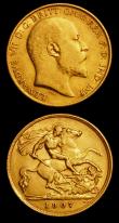 London Coins : A154 : Lot 2109 : Half Sovereigns (2) 1907 Marsh 510 VF, 1908 Marsh 511 NEF