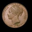 London Coins : A154 : Lot 2421 : Penny 1858 No WW GEF with traces of lustre, and a couple of small spots