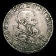 London Coins : A154 : Lot 883 : Papal States - Bolognia Half Lire Pius V undated (1566-1572) Berman 1116, 4.76 grammes, NVF/Fine wit...
