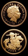 London Coins : A155 : Lot 1631 : Sovereigns (2) 2002 Proof and 2005 Proof both nFDC