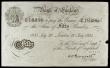 London Coins : A155 : Lot 1712 : Fifty pounds Peppiatt white B244 Operation Bernhard German forgery WW2, dated 20th July 1934, series...