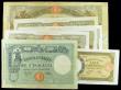 London Coins : A155 : Lot 1901 : Italy (9) 5000 Lire 1947 Pick 85c VG, 100 Lire 1931-1942 Pick  55 (6), 50 Lire (2) 1926 Pick 50c, 19...