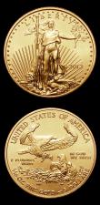 London Coins : A155 : Lot 2379 : USA Five Dollars 2012 One Tenth Ounce Gold (2) both Lustrous UNC