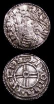 London Coins : A155 : Lot 515 : Pennies (2) Cnut Short Cross type S.1159 London Mint, moneyer Elfwin VF, John Short Cross S.1351 Cla...