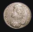 London Coins : A155 : Lot 560 : Crown 1687 TERTIO ESC 78 GVF and attractively toned, boldly struck the obverse and free from adjustm...
