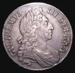 London Coins : A155 : Lot 562 : Crown 1696 Third Bust OCTAVO ESC 94, VF/About VF, Ex-Roderick Richardson, ESC states the same rarity...