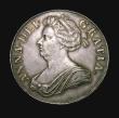 London Coins : A155 : Lot 564 : Crown 1707 Roses and Plumes ESC 102 NEF with an attractive grey tone