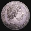 London Coins : A155 : Lot 574 : Crown 1818 LVIII ESC 211 EF or near so and attractively toned the reverse with a small dig below St....