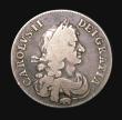London Coins : A155 : Lot 581 : Halfcrown 1666 the 6 overstruck, probably over an 8 (see footnote in 1992 ESC regarding Harrington M...