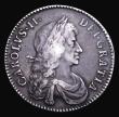 London Coins : A155 : Lot 583 : Halfcrown 1671 ESC 468 Fine or slightly better with grey tone and some light haymarking, pleasing fo...