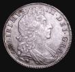 London Coins : A155 : Lot 598 : Halfcrown 1698 DECIMO ESC 554 EF/GEF with hints of golden tone, Ex-KB Coins January 2004 