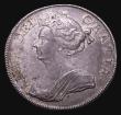 London Coins : A155 : Lot 605 : Halfcrown 1713 Roses and Plumes ESC 584 VF/GVF with a pleasant and subtle colourful tone, the obvers...
