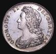 London Coins : A155 : Lot 608 : Halfcrown 1739 Roses ESC 600 GVF toned the obverse with some contact marks and adjustment lines