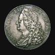 London Coins : A155 : Lot 612 : Halfcrown 1751 ESC 610 EF and attractively toned, with a small rim scratch by the A of A.T. Ex-Colin...