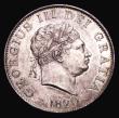 London Coins : A155 : Lot 615 : Halfcrown 1820 George III ESC 625 with some contact marks and light cabinet friction, otherwise Lust...