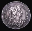 London Coins : A155 : Lot 660 : Sixpence 1677 ESC 1516 NEF with even grey tone, a pleasing example with much eye appeal