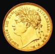 London Coins : A155 : Lot 680 : Sovereign 1821 Marsh 5 Near EF, lightly cleaned with some contact marks