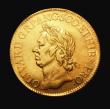 London Coins : A155 : Lot 682 : Broad 1656 Cromwell Milled edge, die axis inverted, S.3225 VF with some hairlines in the obverse fie...