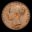 London Coins : A155 : Lot 834 : Farthing 1845 Large Date unlisted in Peck, known to be very rare, GVF/VF, we note the example in the...