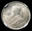 London Coins : A156 : Lot 1062 : Australia Threepence 1921M KM#24 NGC MS66