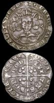 London Coins : A156 : Lot 1724 : Groats Henry VI  (2) both London Mint S.1917 Fine and NVF, both Ex-Ivan Buck Collection Spink Auctio...