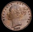 London Coins : A156 : Lot 1983 : Farthing 1856 E over R in VICTORIA, Peck 1584 GEF nicely toned, superior to the example in the Andre...