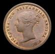 London Coins : A156 : Lot 2119 : Half Farthing 1868 Bronze Proof Peck 1605 UNC with traces of lustre and a tone spot behind the bust,...