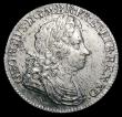 London Coins : A156 : Lot 2605 : Shilling 1721 Roses and Plumes ESC 1171, Bull 1577 (8 strings to Harp) EF the obverse with some haym...