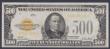 London Coins : A156 : Lot 419 : USA $500 Gold Certificate dated 1928, series A00039233A, signed Woods & Mellon, Pick404 (FR 2407...