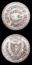 London Coins : A156 : Lot 708 : 19th Century Yorkshire (2) Hull One Shilling and Sixpence 1811 Rudston & Preston, 6 Berries in r...
