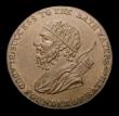 London Coins : A156 : Lot 883 : Halfpenny 18th Century Somerset - Bath 1796 DH45 Bust of Bladud/Walcot Turnpike Token Near EF
