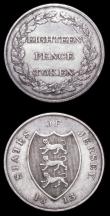 London Coins : A156 : Lot 909 : Jersey Eighteen Pence Bank Token 1813 KM#Tn5, Davis 3, Ireland Ten Pence Bank Tokens (2) 1805 S.6617...