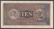 London Coins : A157 : Lot 12 : Bank of England &pound;10 trial or essay dated 1822, thin paper attached to a frame of thin card, sm...