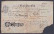 London Coins : A157 : Lot 13 : Bank of England &pound;1000 seven days sight Bank Post Bill dated 20th April 1853 No.25703, Bank of ...