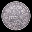 London Coins : A157 : Lot 1422 : Germany - Empire 50 Pfennigs 1900J KM#15 VF Rare
