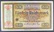 London Coins : A157 : Lot 154 : Germany 50 Reichsmark Konversionskasse  dated 1934, Conversion Funds for German Foreign Debts,  seri...