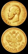 London Coins : A157 : Lot 1586 : Russia 10 Roubles (2) 1899 and 1901 both VF
