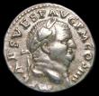 London Coins : A157 : Lot 1838 : Vespasian.  Ar denarius.  C, 71 AD.  Rev; AVGVR TR POT; Priestly implements. RIC 43. 3.42g.  VF