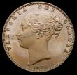 London Coins : A157 : Lot 2105 : Farthing 1839 Bronzed Proof, Reverse Inverted Peck 1557 practically FDC toned with slight spots of v...